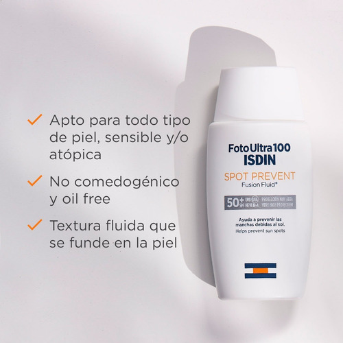 Imagen 5 de 9 de Isdin Fotoultra Spot Prevent Spf 100, 50 Ml