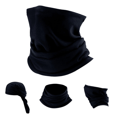 Pack 2 Bandanas Cuello Invierno Polainas Tubular Polar Frio