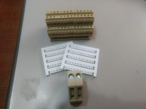 Borne Duplo Dk4q En C059006.01 4mm2 Régua Conexel Kit 20 Pçs