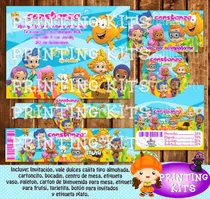 Comprar 2x1 Kit Imprimible Bubble Guppies 2, Cumpleaños Niños