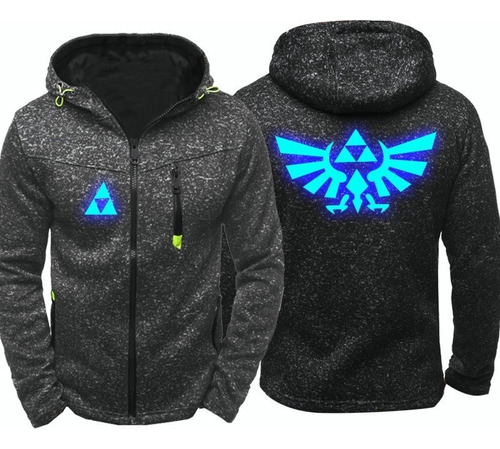 Sudadera Gruesa La Leyenda De Zelda Chamarra Luminosa