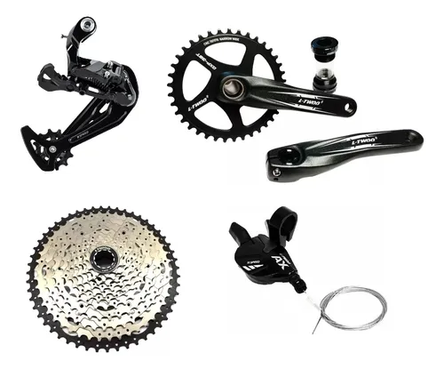 Transmisión Ltwoo 1x11 Vel Ax Mtb Monoplato Grupo Kit Cambio