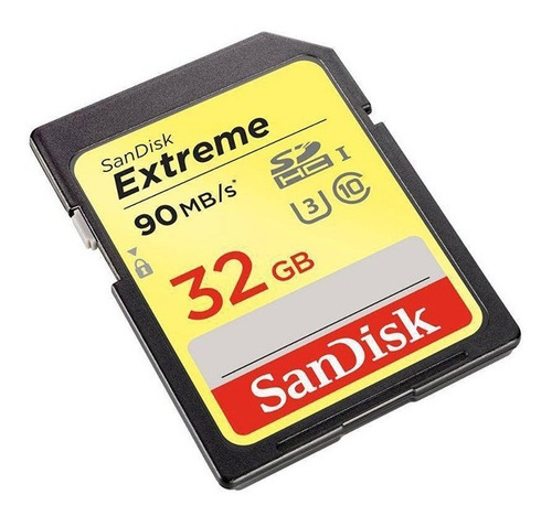 Cartão De Memória Sdhc Sandisk 32gb Extreme 90mb Classe 10