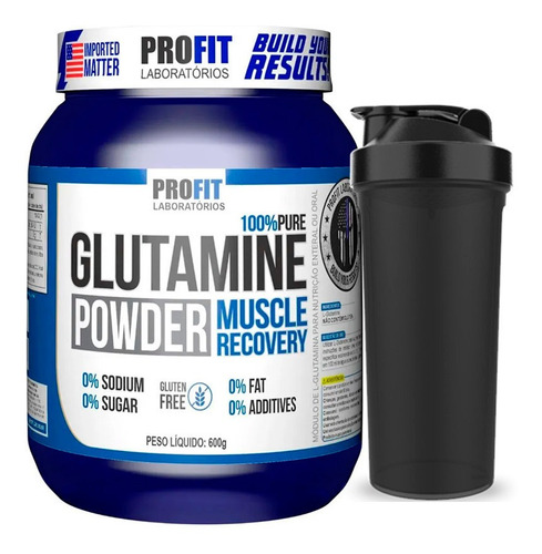 Glutamina Pura Powder Pote 600g Profit