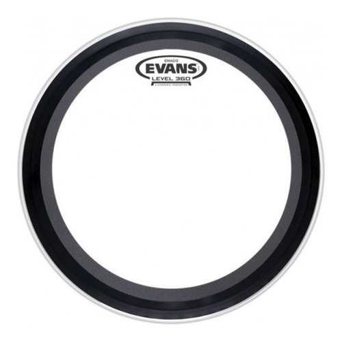 Parches Parche Evans Clear Doble Capa Evans 22 Pulgadas