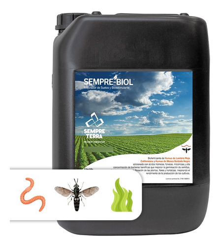 Humus Liquido + Algas Marinas + Concentrado Bacterias 20l