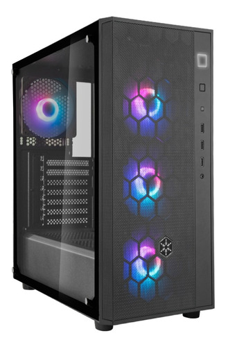 Gabinete Silverstone Fara R1 Pro 4 Coolers Argb Mesh Frontal