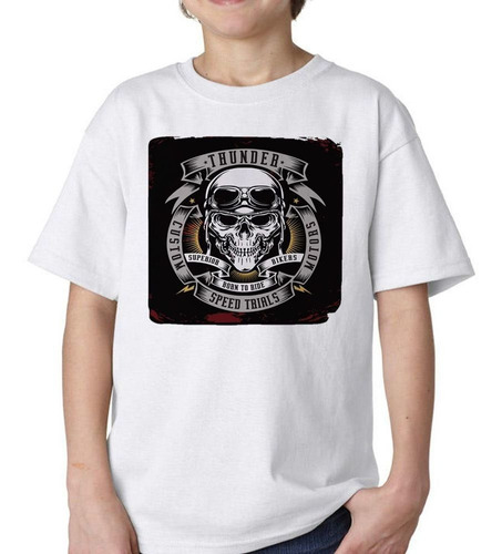 Remera De Niño Thunder Custom Motors Speed Trials