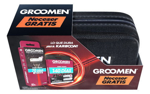 Groomen 3 Pack. Maquina De Rasurar De 5 Navajas + Regalo