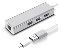 Comprar Adaptador Hub Ethernet Rj45 Red Lan Gigabit Usb C 3 Usb3.0