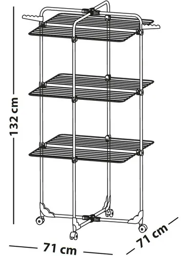 Tender Vertical Plegable Tendedero De Ropa Pie Gimi Italiano