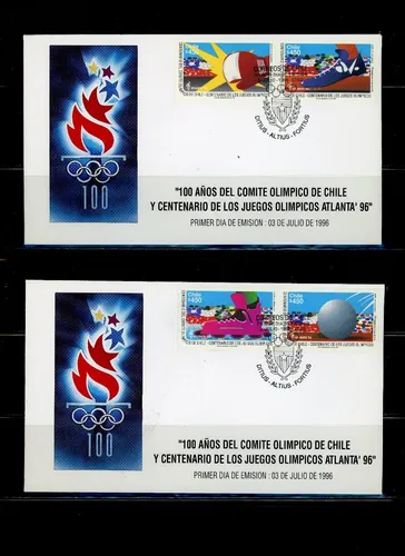 Sellos Postales De Chile Centenario Comité Olímpico Chileno Sellos Postales De Chile Centenario Comité Olímpico Chileno