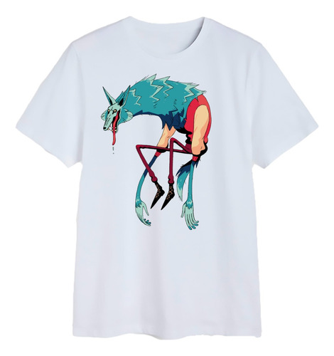 Polera Monstruo Dibujo Fantasía Ilustracion Unisex Algodon