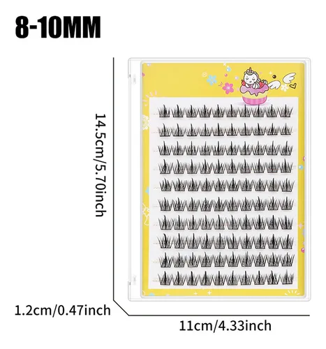 Lash Clusters C Curl Manga Eyelash Clusters Anime 10 Filas