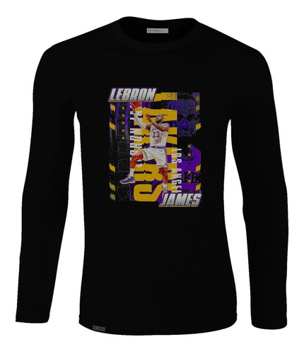 Camiseta Camibuso Lebron James Lakers Basket Hombre Lbo