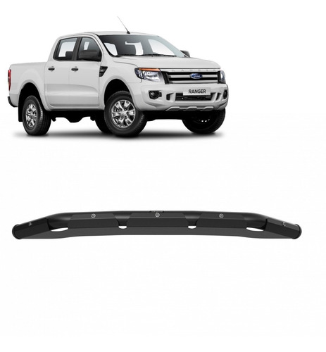 Defensa Baja Talampaya Negra Ford Ranger 2013+