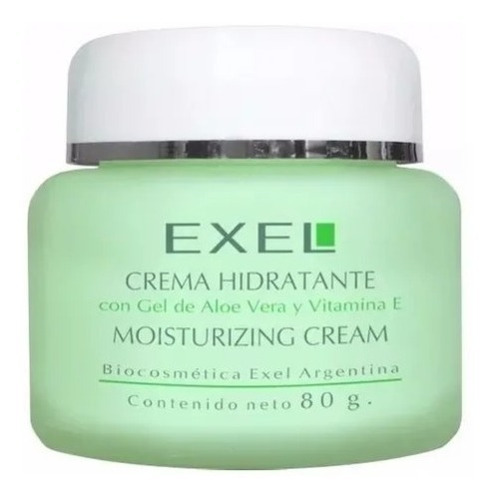 Crema Facial Exel Hidratante Con Gel De Aloe Y Vita E  80ml