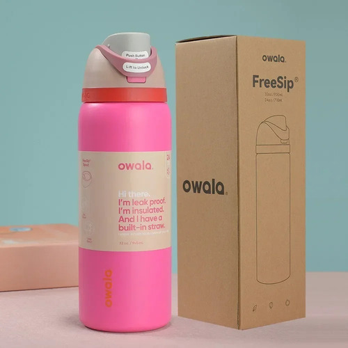 Botella De Agua Owala Freesip: A Prueba De Fugas, Aislante,
