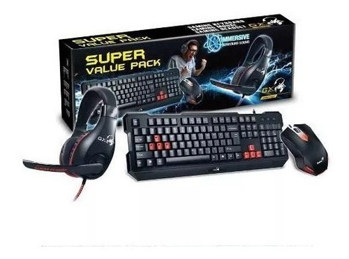 Kit Super Value Gamer Teclado Mouse Audifonos - Impowick