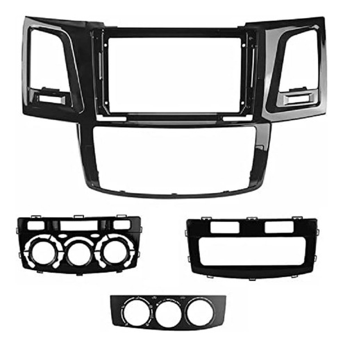 Embellecedor Frontal Para Pantalla 9` Toyota Hylux Fortuner 