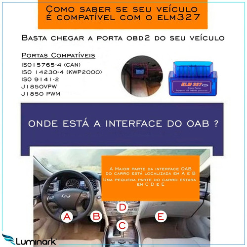 Imagem 3 de 5 de Scanner Automotivo Bluetooth Obd2 Android - Pronta Entrega