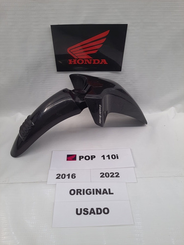 Paralama Dianteiro Honda Pop 110i 16/22 Original (usado) 02