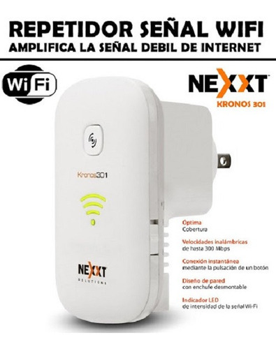 Imagen 3 de 4 de Extensor De Señal Wifi Repetidor Expansor Red Kronos 301