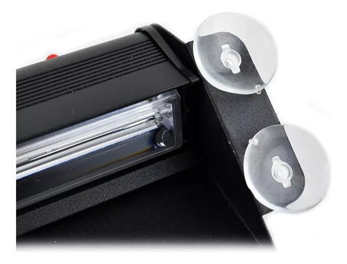 Barra Cob 2 Módulos 6 Funciones Estrobo Luz Roja / Azul Led