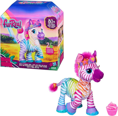 Furreal Zenya , Minha Zebra Arco Iris Cor Branco