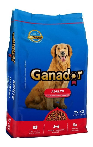 Ganador Alimento Perro Adulto Bulto 25 Kg