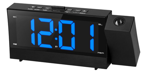 Despertador Led De Doble Grado Para Cuarto, Fm, 180 PuLG