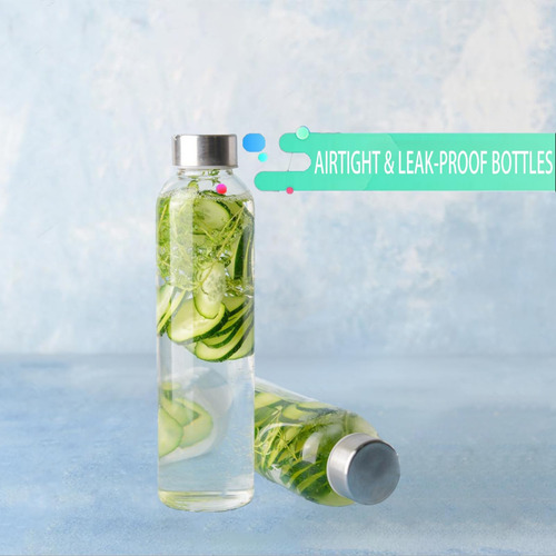 Botellas De Agua De Vidrio Deffdns,botellas De Vidrio Transp