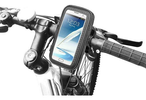 Soporte Celular Para Moto O Bicicleta + Funda Impermeable