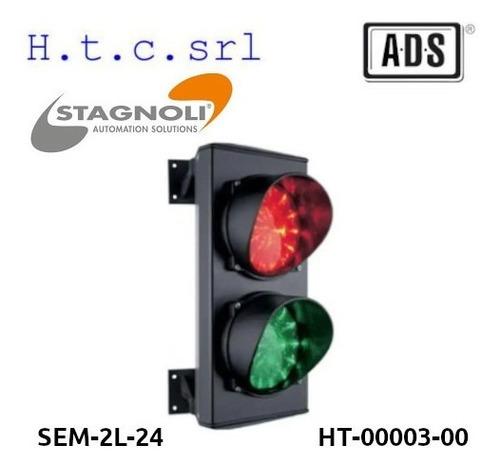 Semaforo De Señalizacion Led 2 Luces Rojo Y Verde 3 Piezas