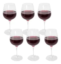 Comprar Set X 6 Copas Vino Cristal Nude Terroir 670cc Color Transparente