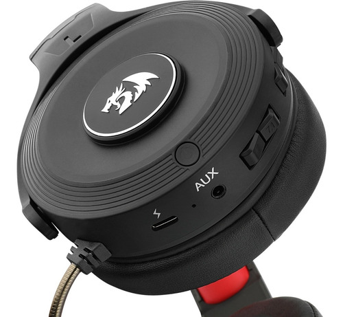 Imagen 8 de 9 de Auriculares Gamer Redragon Pelops H818 Wireless Usb 7.1