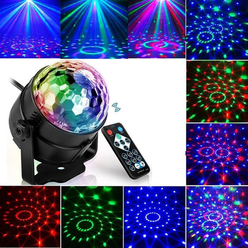 Juego de luces LED Crazy Ball Mini Globe con iluminación RGB LED20