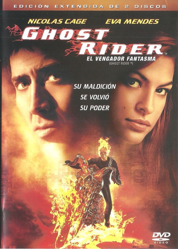 Ghost Rider El Vengador Fantasma | Dvd Película Nueva