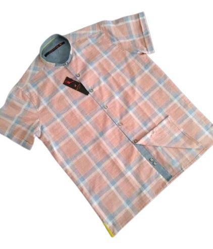 Camisa Casual Estilo Slim Fit Para Caballero Mod.12