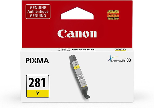 Tanque De Tinta Amarilla Canon Cli-281 Compatible Con Las Se