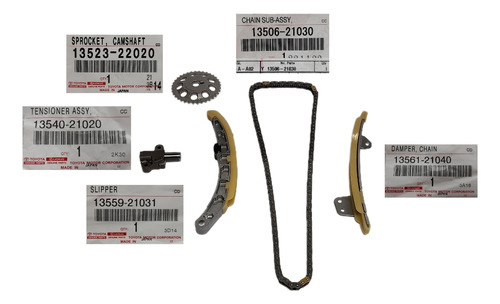 Kit Cadena Tiempo Yaris 1.3 2000-2005 Sol Original 100%