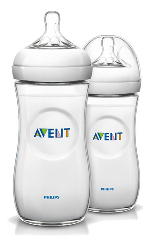 Set De 2 Teteros Philips Avent Natural 11 Onzas