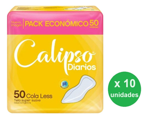 Protector Diario Calipso Colaless X50u- Pack X10u- Dh Tienda