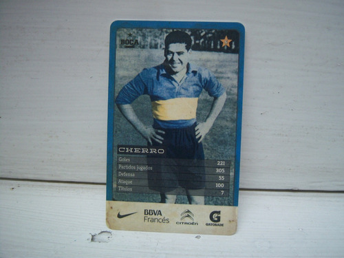 Cherro : Tarjeta Boca Juniors