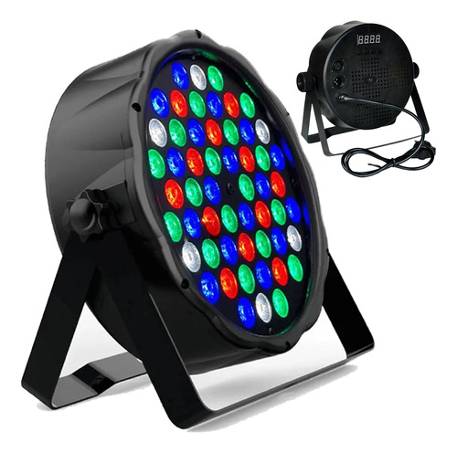 Tacho Proton Led Par 54 Led Luminosidad Rgb Audioritmico Dmx