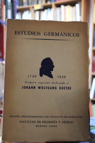 Número Especial Dedicado A Goethe - Varios Autores