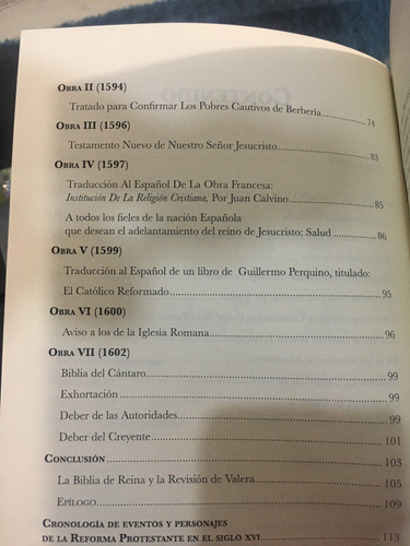 Cipriano De Valera - Rev. José Luis Montecillos