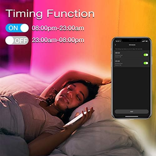 Qmx Cinta Led Daybetter Smart Wifi De 100 Pies, Controlada