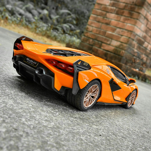Bezgar Rc Car - 1:14 Lambo Sian Fkp 37 Coche De Juguete De Carreras Deportivo Eléctrico Con Puertas Que Se Abren, Serie De Coches Rc Autorizados De 2,4 Ghz, Regalo Navideño Creativo Para Niños Y Niñas