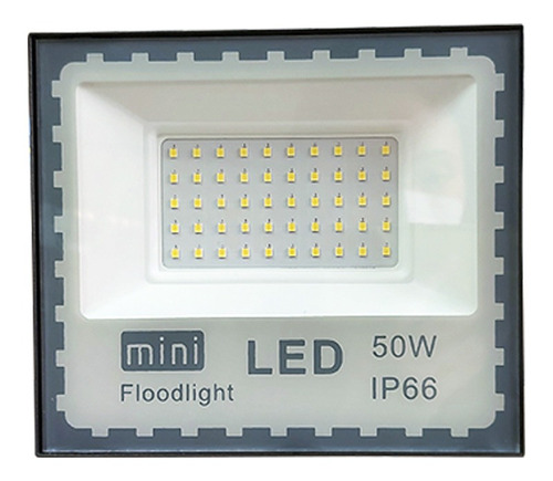 Reflector Led 50w Mini Flood Multivoltaje Ip66, Luminicell